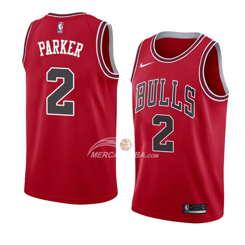Maglia Chicago Bulls Jabari Parker Icon 2018 Rosso